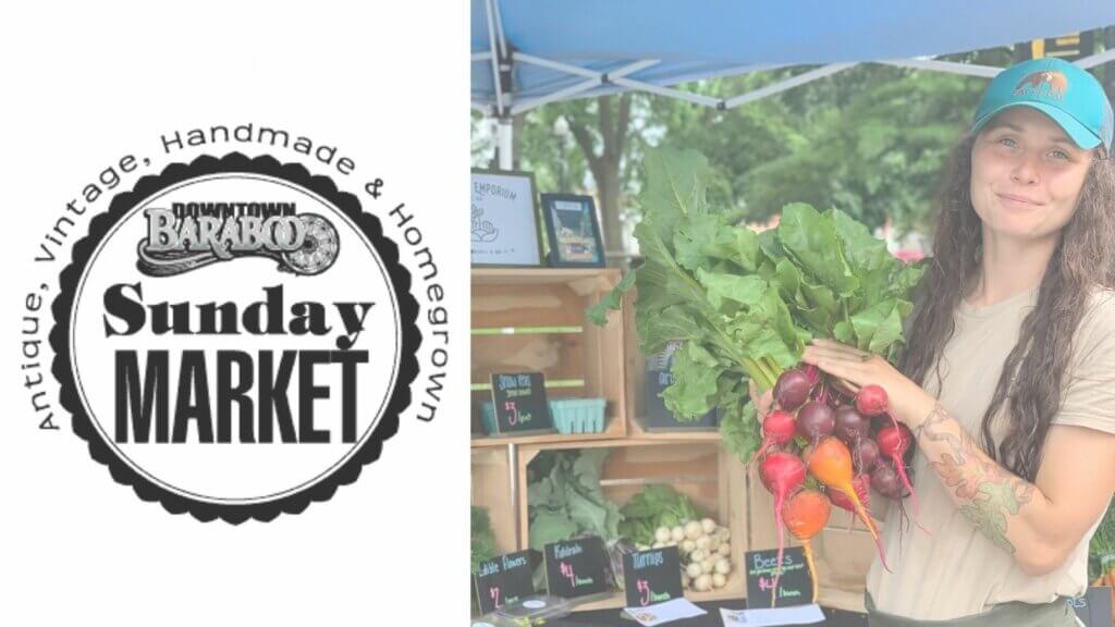 Sunday Market Downtown Baraboo