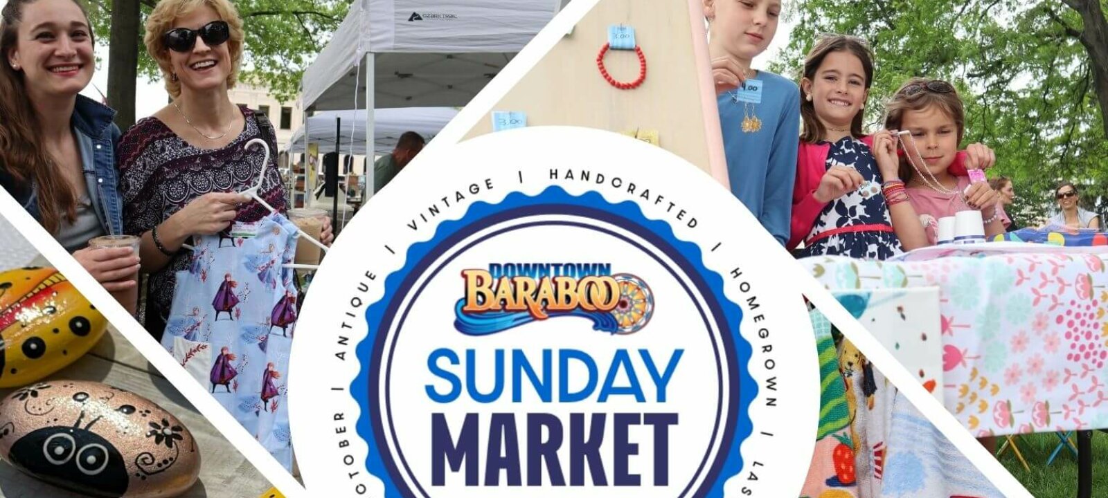 2024 Sunday Market Downtown Baraboo