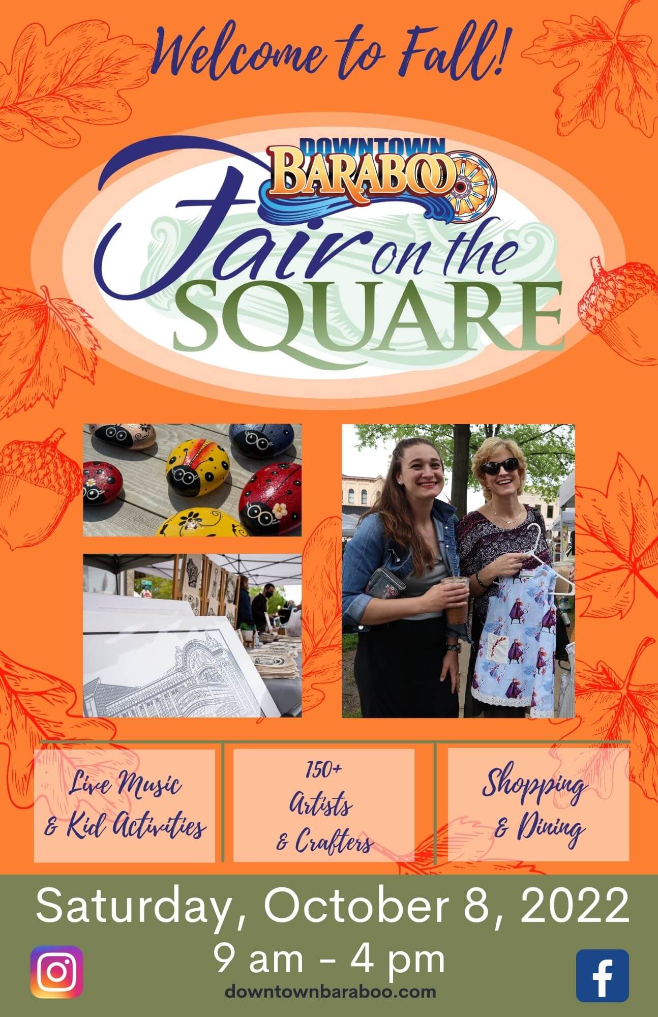 Fall Fall Fair on the Square Downtown Baraboo